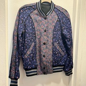 Coach X Keith Haring Satin Bomber  - Reversible